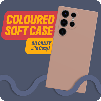 Cazy Soft Color TPU Hoesje geschikt voor Samsung Galaxy S23 Ultra - Roze