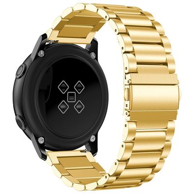 Cazy Bandje geschikt voor Samsung Galaxy Watch Active 2 - Metalen Horlogebandje - Goud