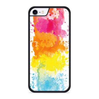 Cazy Hardcase hoesje geschikt voor iPhone 8 - Color Splatters