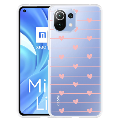 Cazy Hoesje geschikt voor Xiaomi Mi 11 Lite - Pink Love