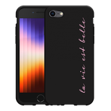 Hoesje Zwart geschikt voor iPhone 7/8 - La Vie Est Belle