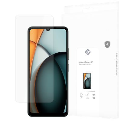 Cazy Screenprotector geschikt voor Xiaomi Redmi A3 - Screenprotector van Gehard Glas