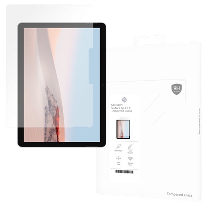 Cazy Tempered Glass Screen Protector geschikt voor Microsoft Surface Go 2/Go 3 - Transparant