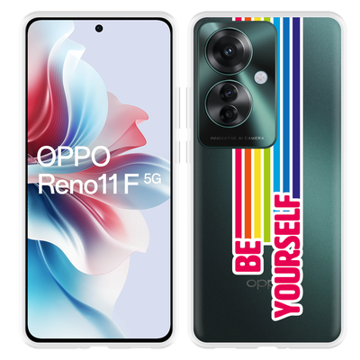 Cazy Hoesje geschikt voor Oppo Reno11 F Be Yourself