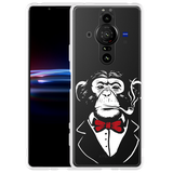 Hoesje geschikt voor Sony Xperia Pro-I - Smoking Chimp