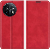 Wallet Magnetic Hoesje geschikt voor OnePlus 11 - Rood