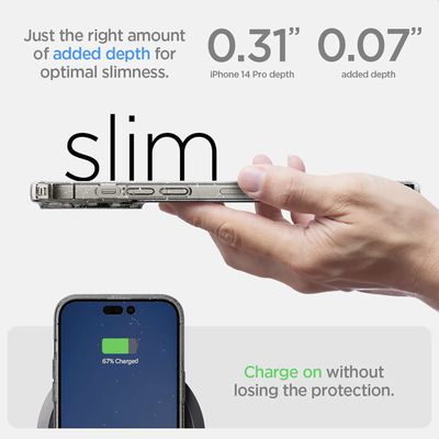 Spigen Hoesje geschikt voor iPhone 14 Pro Max - Liquid Crystal - Transparant