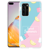 Hoesje geschikt voor Huawei P40 - Sweet Summer