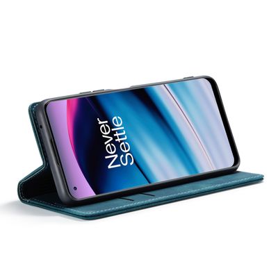 CASEME OnePlus Nord N20 Retro Wallet Case - Blue