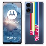 Hoesje geschikt voor Motorola Moto G04/G04s/G24/G24 Power Be Yourself