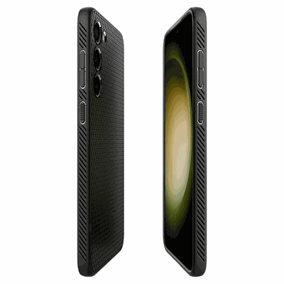 Samsung Galaxy S23 Hoesje - Spigen Liquid Air Case - Zwart