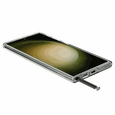 Samsung Galaxy S23 Ultra Hoesje - Spigen Liquid Crystal Case - Transparant
