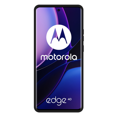 Cazy TPU Hoesje met Koord geschikt voor Motorola Edge 40 - Zwart