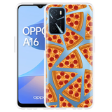 Hoesje geschikt voor Oppo A16/A16s - Pizza Party