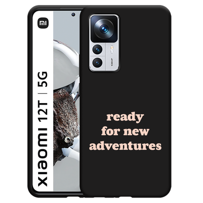 Cazy Hoesje Zwart geschikt voor Xiaomi 12T/12T Pro New Adventures