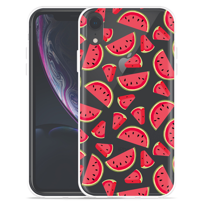 Cazy Hoesje geschikt voor iPhone Xr - Watermeloen