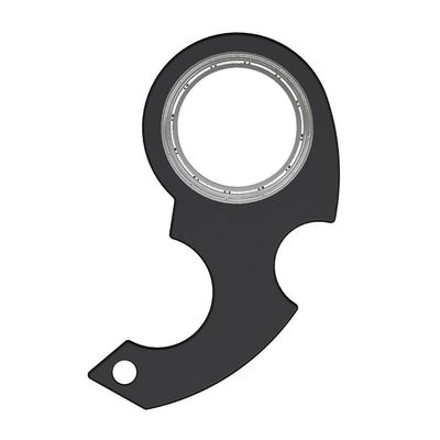 Cazy Spinner Sleutelhanger Fidget Ring - Ninja Spinner - Zwart