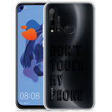 Cazy Hoesje geschikt voor Huawei P20 Lite 2019 - Don't Touch My Phone