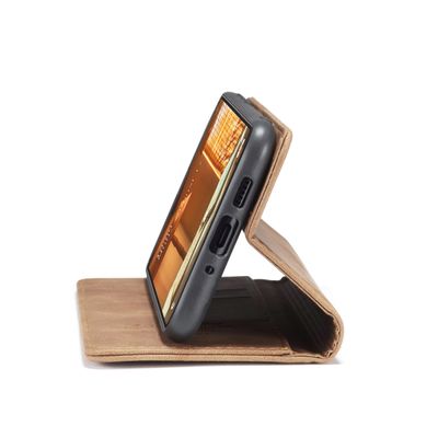 Samsung Galaxy A73 Hoesje - CASEME Retro Telefoonhoesje met Portemonnee - Bruin