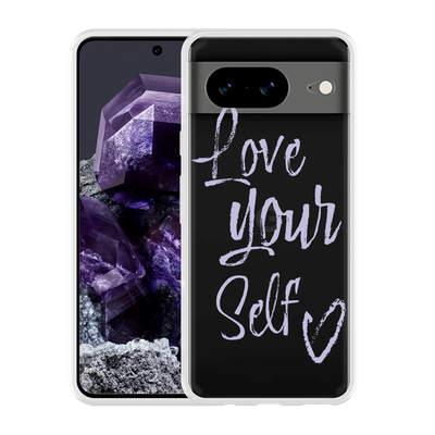 Cazy Hoesje geschikt voor Google Pixel 8 Love Yourself