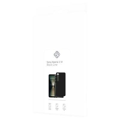 Cazy Soft TPU Hoesje geschikt voor Sony Xperia 1 VI - Zwart
