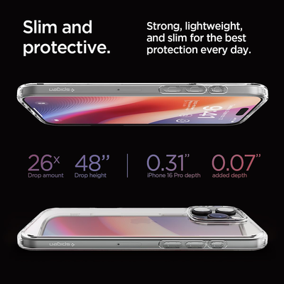 Spigen Hoesje geschikt voor iPhone 16 Pro - Ultra Hybrid - Transparant