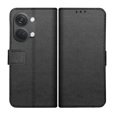 Cazy Wallet Classic Hoesje geschikt voor OnePlus Nord 3 5G - Zwart