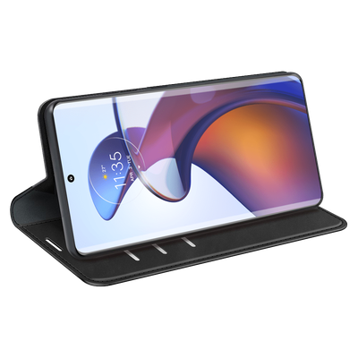 Cazy Wallet Magnetic Hoesje geschikt voor Motorola Edge 30 Fusion - Zwart