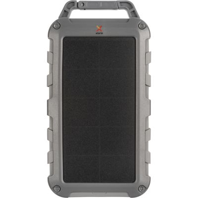 Xtorm 20W Solar Powerbank 10.000 mAh - Powerbank Zonneenergie - Ingebouwde Zaklamp - Power Delivery 3.0 - 2x USB-A + USB-C Poort - Grijs
