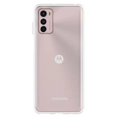 Cazy TPU Hoesje met Koord geschikt voor Motorola Moto G42 - Transparant