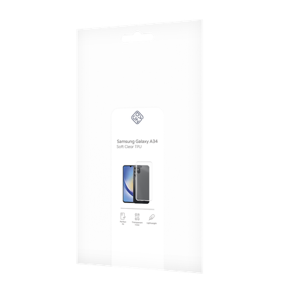 Cazy Soft TPU Hoesje geschikt voor Samsung Galaxy A34 - Transparant