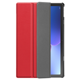 Hoes geschikt voor Lenovo Tab M10 Plus Gen 3 - TriFold Tablet Smart Cover - Rood