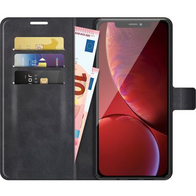 Cazy Wallet TPU Hoesje geschikt voor iPhone 13 Pro Max - Zwart