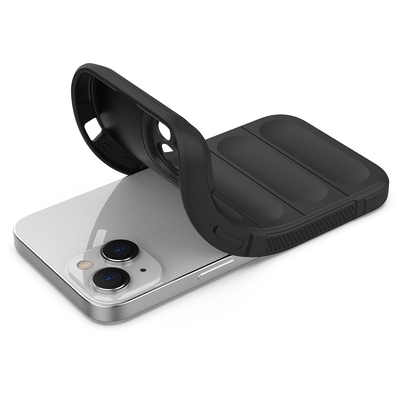 Cazy Shockproof TPU Hoesje geschikt voor iPhone 14 Pro Max - Zwart