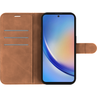 Cazy Premium Wallet Hoesje geschikt voor Samsung Galaxy A35 - Bruin