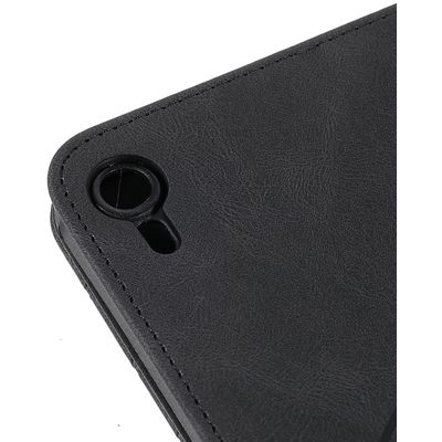 Cazy Hoes geschikt voor iPad Mini 2022 (6th Gen) - Duo Color Book Case - Zwart
