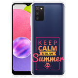 Hoesje geschikt voor Samsung Galaxy A03s - Summer Time