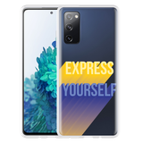 Hoesje geschikt voor Samsung Galaxy S20 FE - Express Yourself