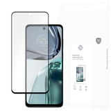 Tempered Glass Screen Protector geschikt voor Motorola Moto G62 5G - Zwart - 2 stuks