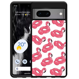 Hardcase hoesje geschikt voor Google Pixel 7 - Inflatable Flamingos