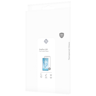 Cazy Full Cover Screenprotector geschikt voor OnePlus 12R - 2 stuks - Gehard Glas