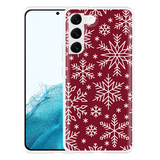 Hoesje geschikt voor Samsung Galaxy S22+ - Sneeuw