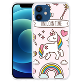 Hoesje geschikt voor iPhone 12 - Unicorn Time