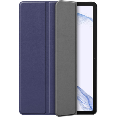 Cazy TriFold Hoes met Penhouder geschikt voor Samsung Galaxy Tab S8 - Blauw