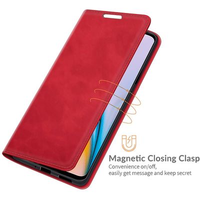 Cazy Wallet Magnetic Hoesje geschikt voor OnePlus Nord CE2 - Rood
