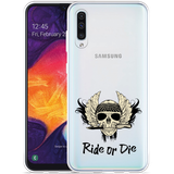 Hoesje geschikt voor Samsung Galaxy A50 - Ride or Die