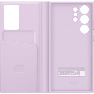 Samsung Galaxy S23 Ultra Hoesje - Originele Samsung Smart View Wallet Case - Lilac
