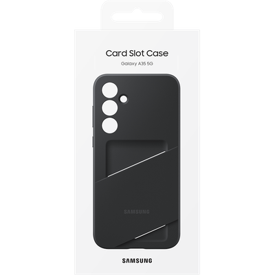 Samsung Galaxy A35 Hoesje - Samsung Card Slot Case - Zwart