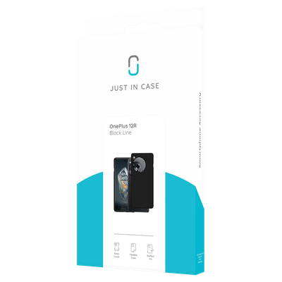 Just in Case OnePlus 12R Soft TPU Case - Black