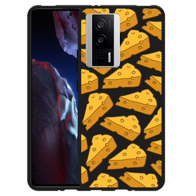 Cazy Hoesje Zwart geschikt voor Poco F5 Pro Cheesy